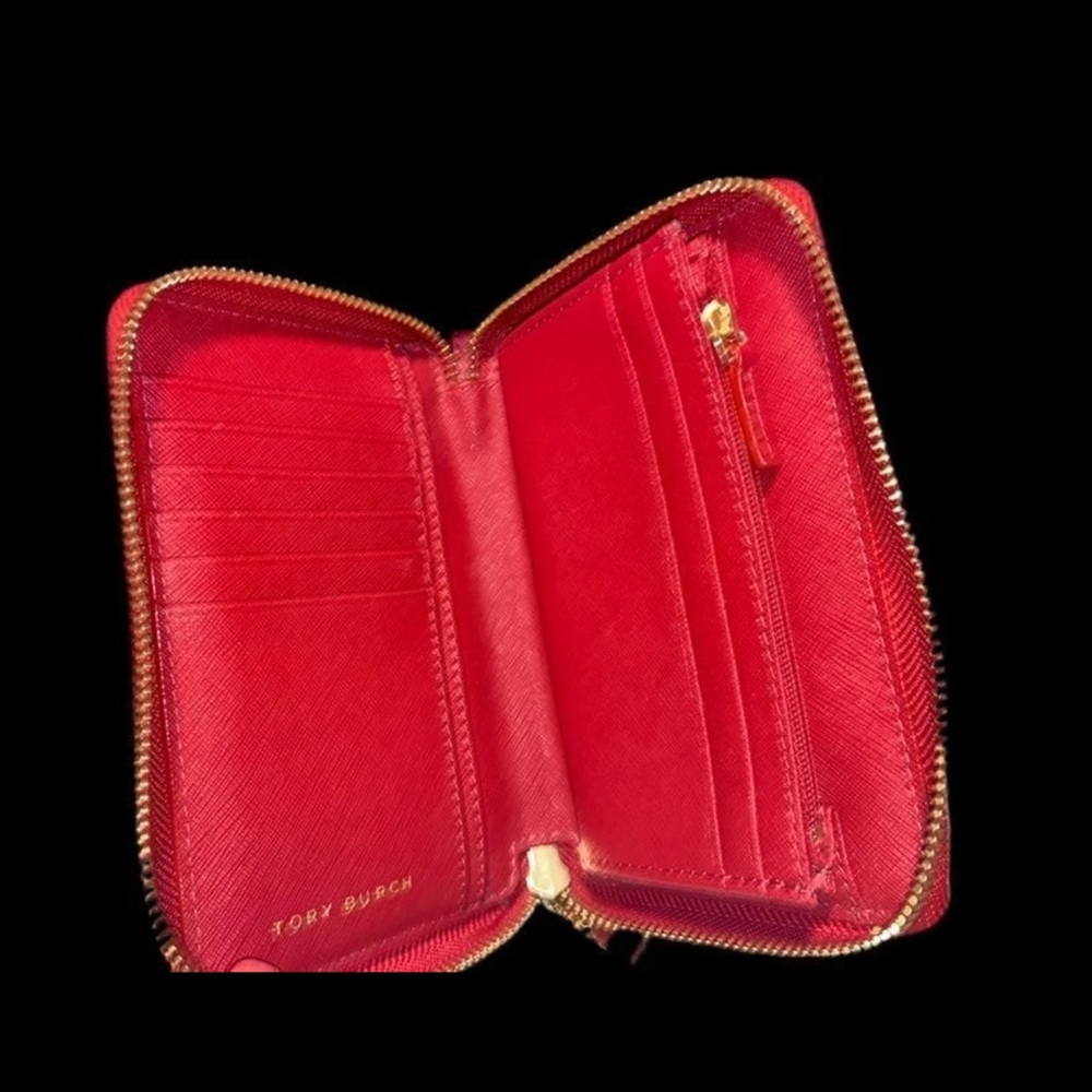 NEW Tory Burch Tote & like new matching Wallet - Picture 5 of 5